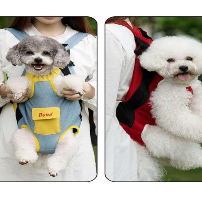 Premium Tas Gendong Kucing Depan Ransel Anjing Kucing Pet Cargo Tas Gendongan Perlengkapan Hewan