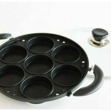 [KITCHEN STUFF] - HAPPY CALL Cetakan Martabak Mini/Apem 7 Lubang Datar