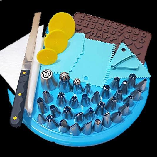 SET DEKORASI KUE SILICONE ANGKA 33 SPUIT LENGKAP SESUAI GAMBAR MURAH
