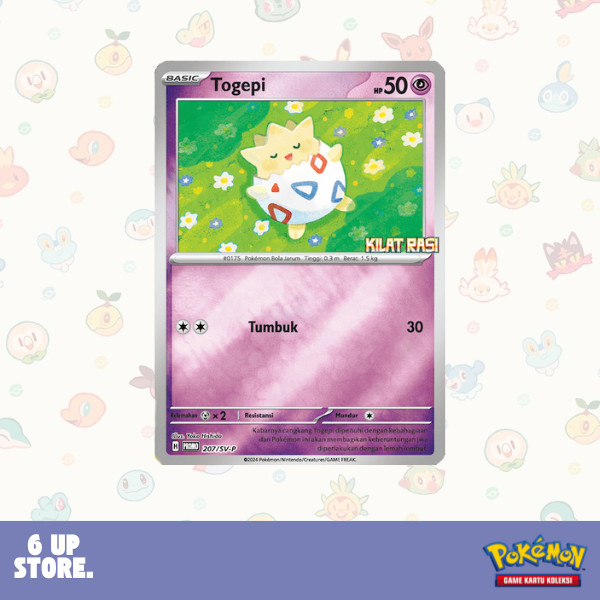 Togepi (PROMO) - 207/SV-P - Kartu Promo Pokemon TCG Indonesia