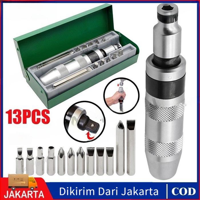 Impact Screwdriver Set / Impact Screwdriver Set 12/13 pcs Rotary Impact Screwdriver Set Impact