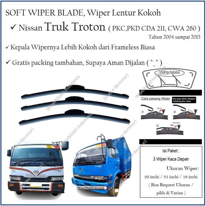 Soft Wiper Nissan Ud Cda Truk Kontainer