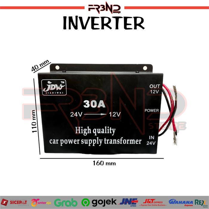 Step Down 30A Dc 24 V - 12 V Car Power Supply Transformer Converter