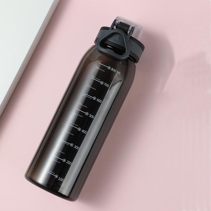 MINISO Botol Air Minum Plastik 900mL Besar Olahraga Bottle Anti Bocor Sport Bottle