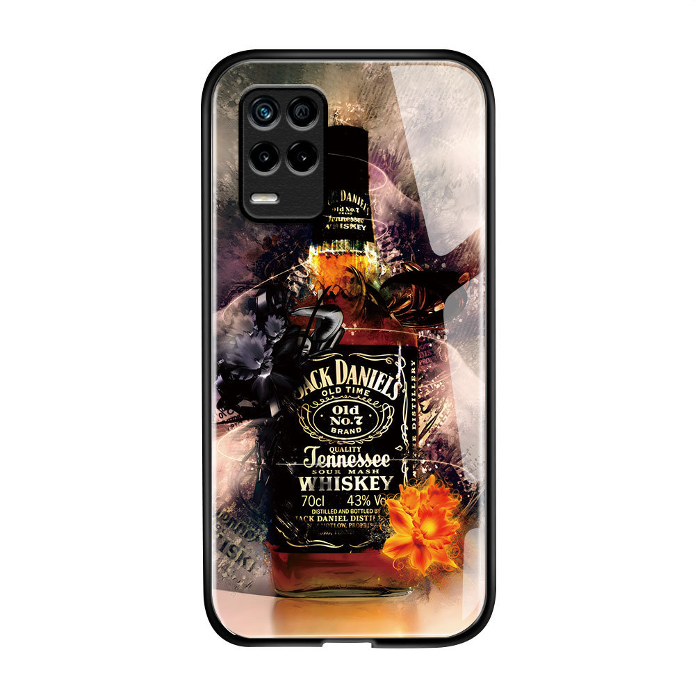 HardCase Kaca Casing For Realme 8 5G Case Kesing Hp Phone DLJ A1-2756 BL