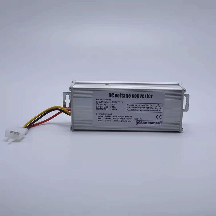 Dc Adaptor Konverter Step Down 36-72V Ke 12V 15A 180W. Dc Converter