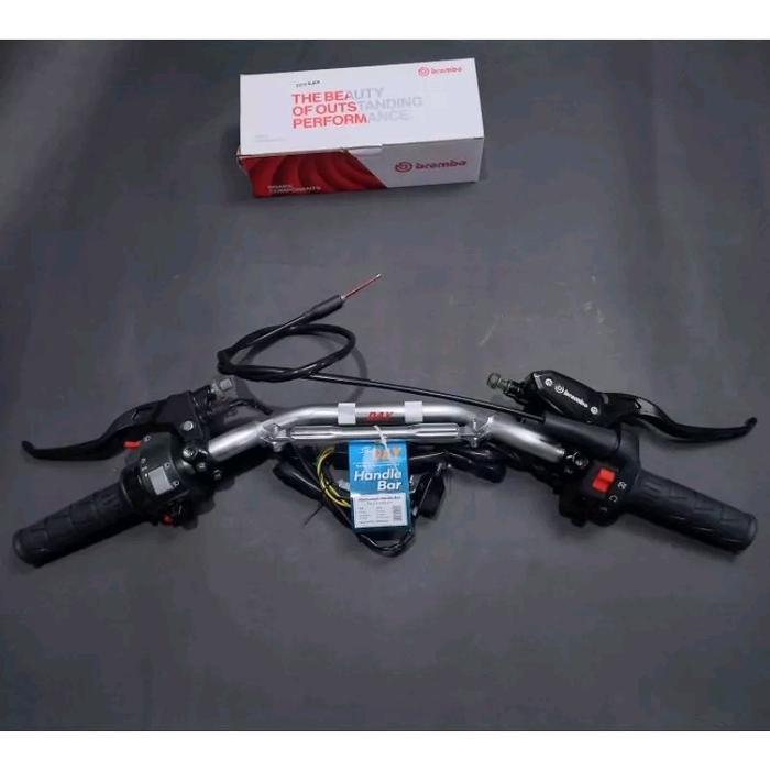 Paket Stang Stir Day Model Daytona Set Master Rem Copy Rcb Holder Ksr Untuk Semua Motor Cb, Tiger,