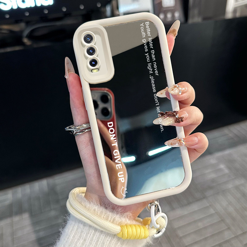 Casing Hp untuk VIVO Y20 Y20s Y20i Y20t Y20G Y12s Y12a Y11s Y30G Y33t Y33s Case Casing teks pola Sil