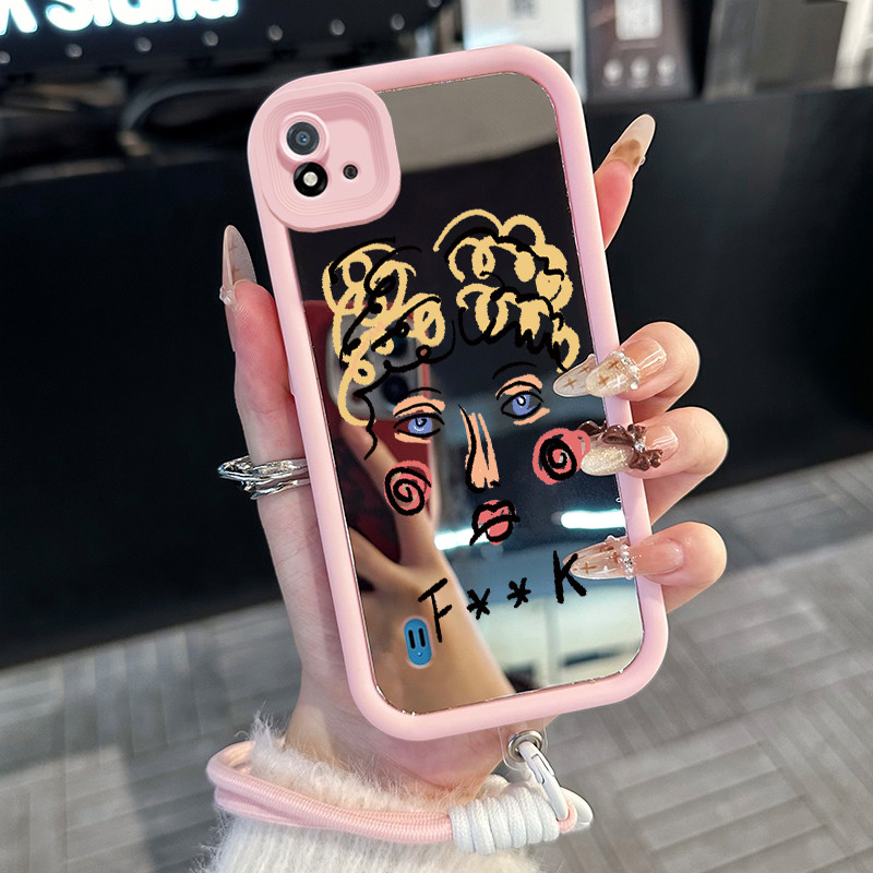 Casing Hp untuk Realme C20 C20A C11 2021 C11 2020 Case Casing potret pola Silikon Softcase Kasing HP