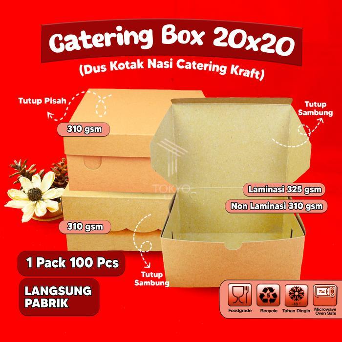 DUS NASI 20X20 /KATERING BOX/DUS KATERING TEBAL