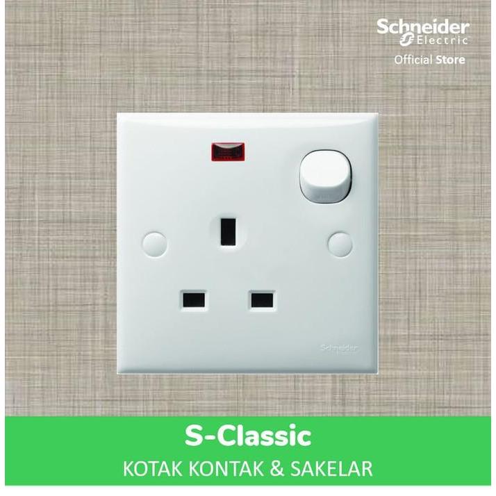 Schneider - Stop Kontak Ac / Plat Ac (Clipsal) 13A