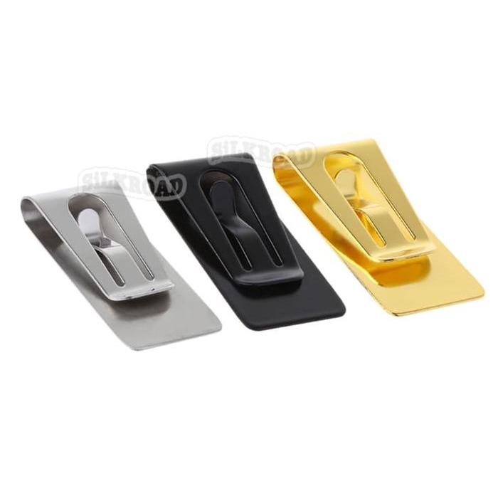 Dompet Minimalis Dompet ,Money Clip,Penjepit Uang,Dompet Kulit,Double Clip