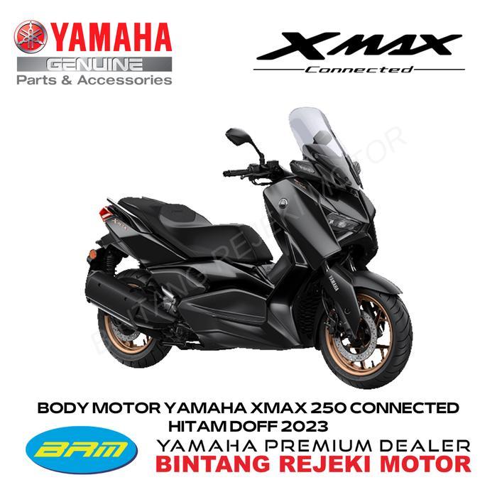 BODY MOTOR YAMAHA XMAX 250 CONNECTED HITAM 2023