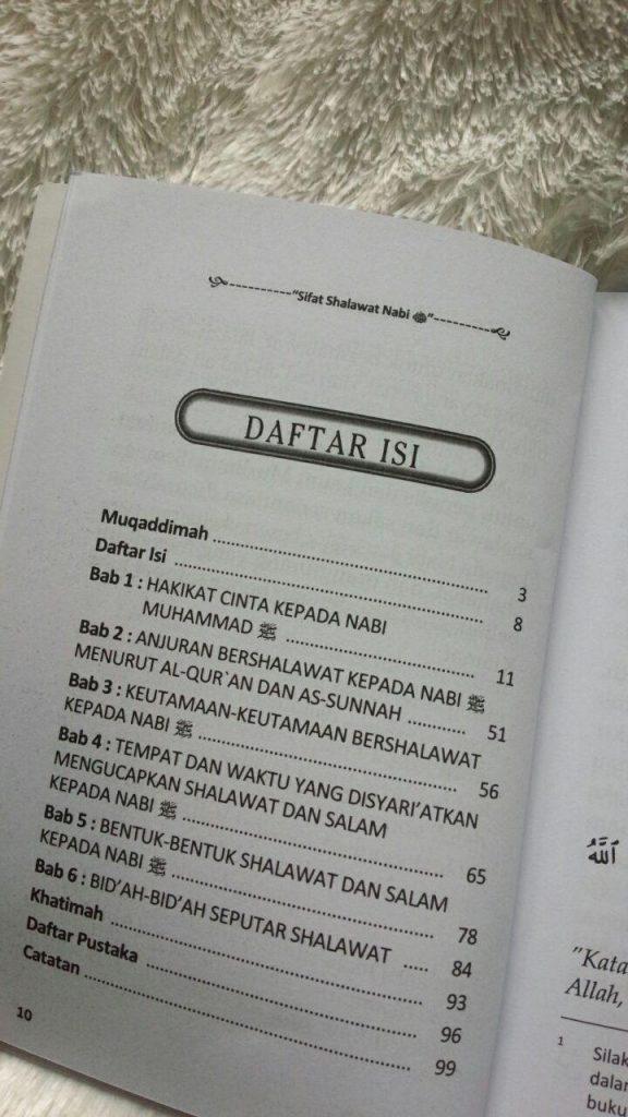 Buku Sifat Shalawat Nabi Tuntunan Bershalawat Kepada Nabi Muhammad Softcover Sifat Sholawat Nabi