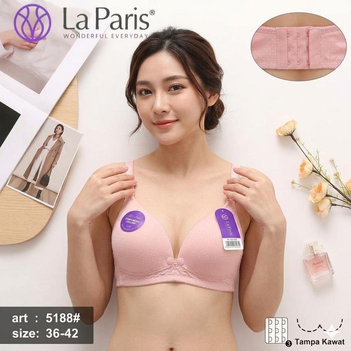 [] Bra Bh Menyusui Nursing Bra Tanpa Kawat 36 - 42 Hak 3 Wanita Ibu Hamil La Paris BRA BH La Paris