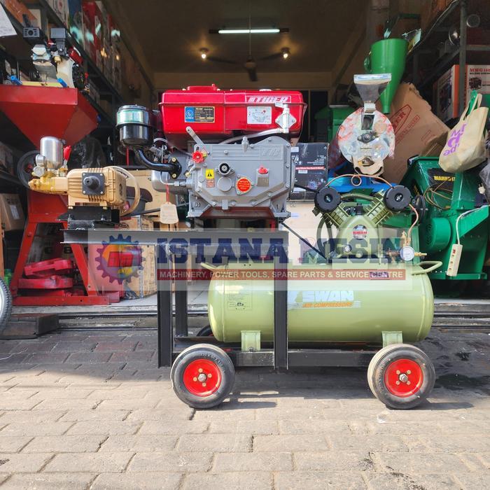 SWAN KOMPRESSOR ANGIN 2FUNGSI + MESIN DOORSMEER + MESIN DIESEL 8PK