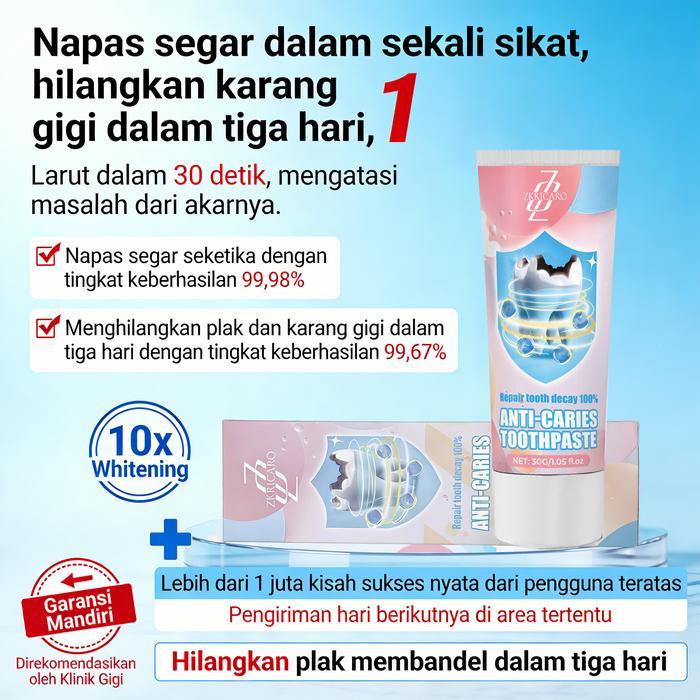Pasta Gigi Anti-Karies Profesional dengan Nano-Hydroxyapatite & Xylitol 10% untuk Perlindungan