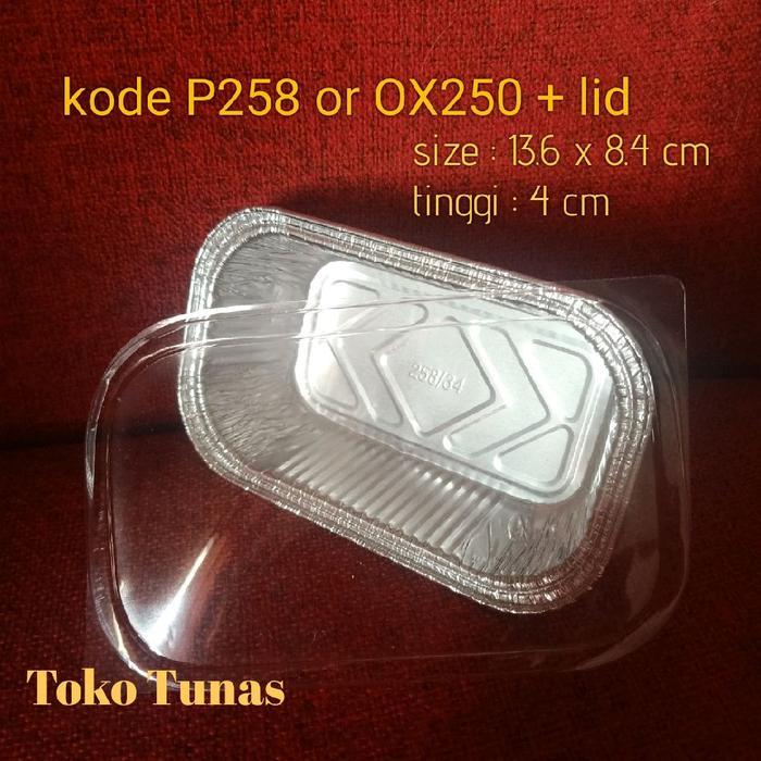 Loyang Alumunium Foil Tipe P258 258 / Ox250 (+ Tutup Mika). - Isi 100
