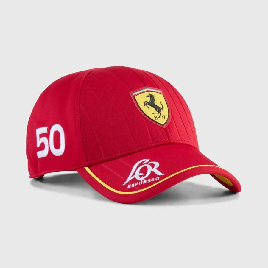 Car Duck Tongue Cap For Ferrari Hats New Racing F1 Monaco SF-25 Charles Leclerc 16 Baseball Cap