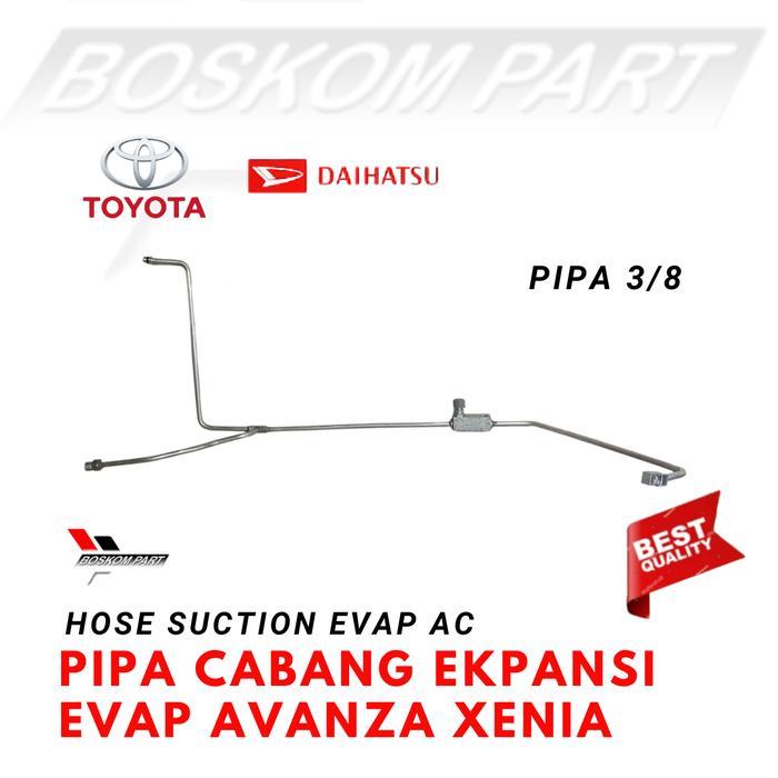 Selang pipa Cabang Ac Avanza Xenia lama New Avanza Rush Terrios 3/8 Pipa Aluminium cabang Ac