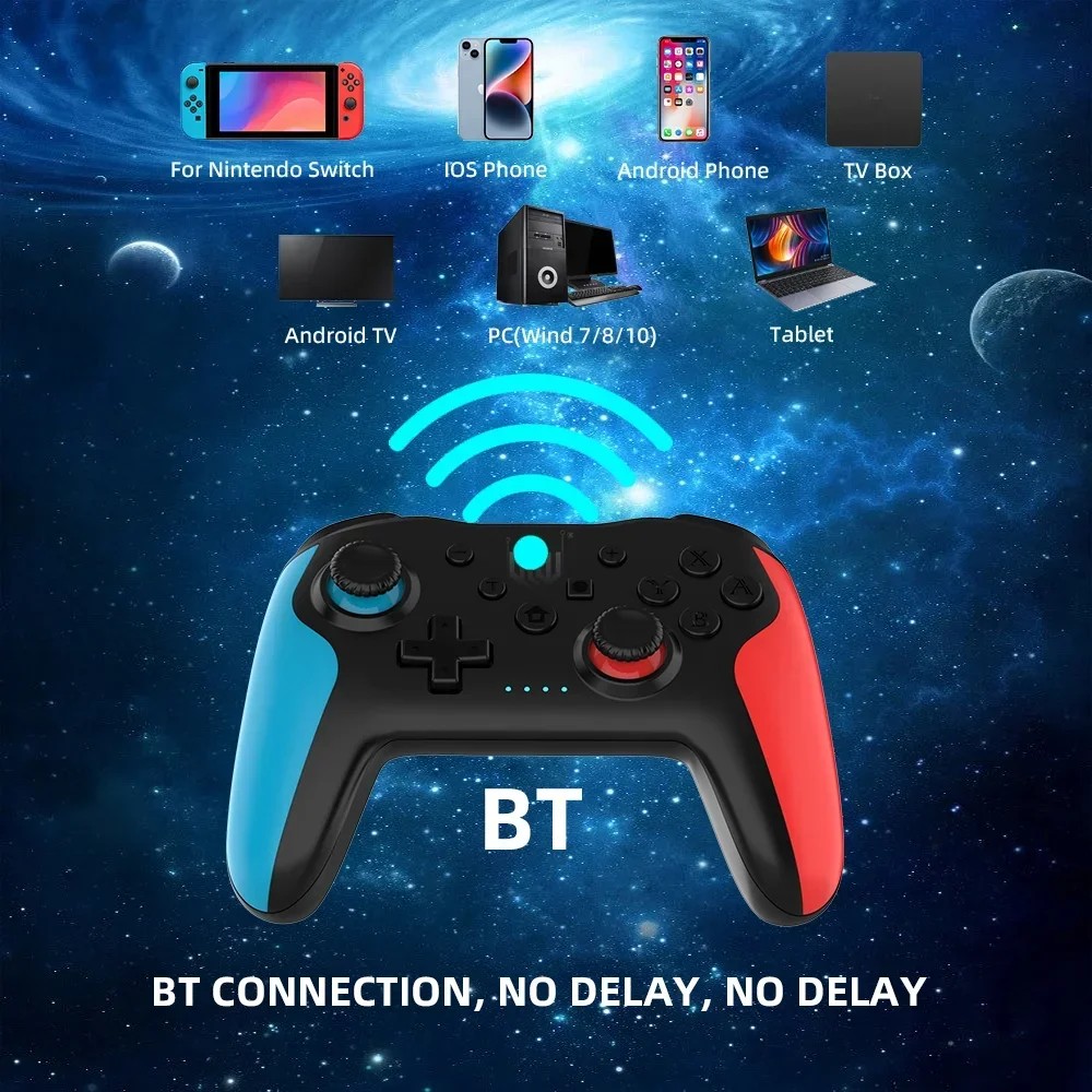 Controller For PS3 Wireless Controller Bluetooth Gamepad For Switch PC Double Vibration 6-Axis