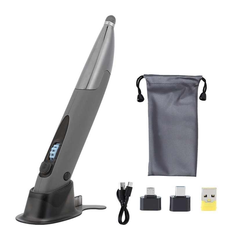 2.4G Wireless Mouse Pen ABS Capacitive Screen Handwriting Pen with Adapter for Windows XP/7/8/10 PC