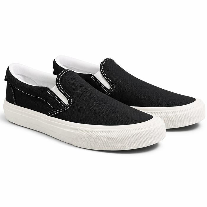 Eiger - Sepatu Zasaka - Slip On Brengshake Black Original Pria & Wanita Shoes Sneakers Casual Flat