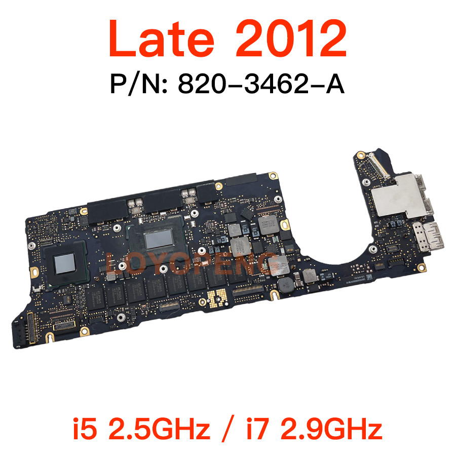 A1425 Logic board 820-3462-A CPU i5 i7 For Macbook Pro 13" A1425 Motherboard Late 2012 Early 2013