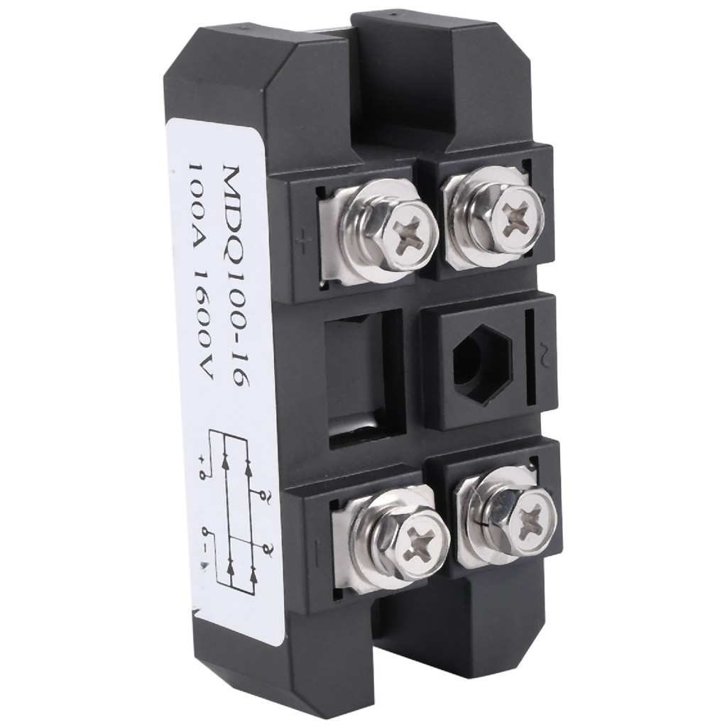?Last-Chance?MDQ 100A-1600V Black Single-Phase Diode Bridge Rectifier 100A Amp High Power 1600V