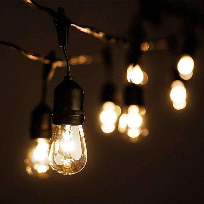Lampu Gantung Cafe 10 Meter 10 Fitting Outdoor Kabel Fiting Lampu Cafe Gantung 5 Meter 10M Hias
