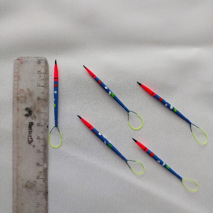 Pelampung Kumbul Jarum Ikan Mas Biru 5 CM Motif Langka Super Sensitif