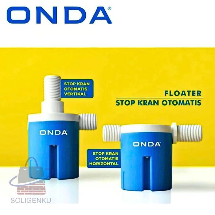 ONDA Stop Kran Otomatis Vertikal Horisontal Pelampung Toren Bak Air Stop Kran Otomatis Vertical
