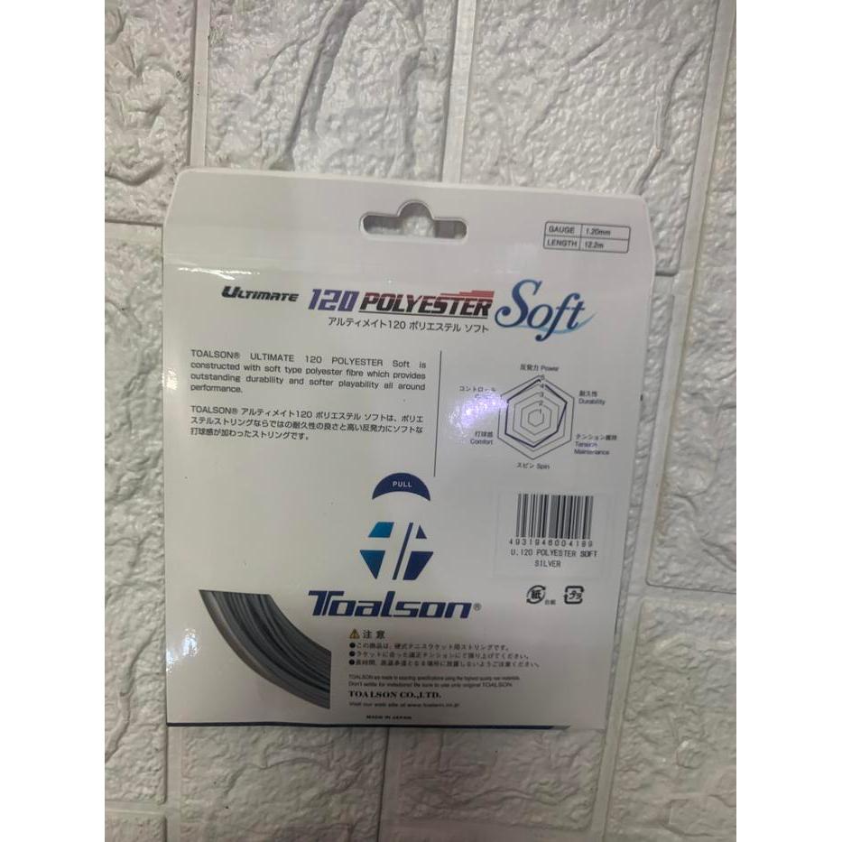 Senar Tenis Toalson Ultimate Polyester 120 Soft Original