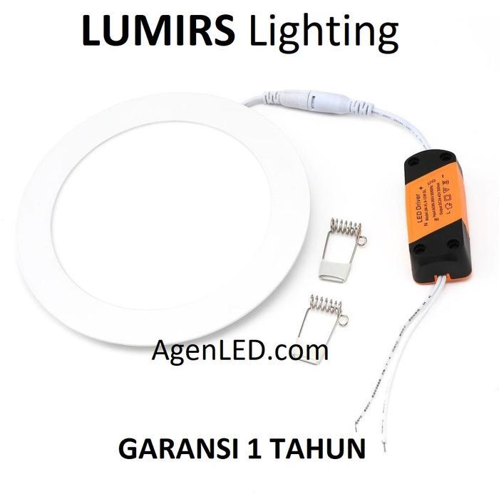 "New" LUMIRS Lampu Downlight LED Panel 12W 4000K 12 Watt Bulat Inbow 4000 K