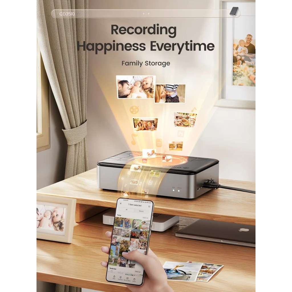 ORICO Home storage 2.5 Inch NAS HDD Case NAS Network HDD Storage Box HD External Enclosure Mini NAS