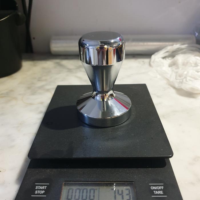Tamper coffee stainless steel. tamper kopi espresso. coffee tamper