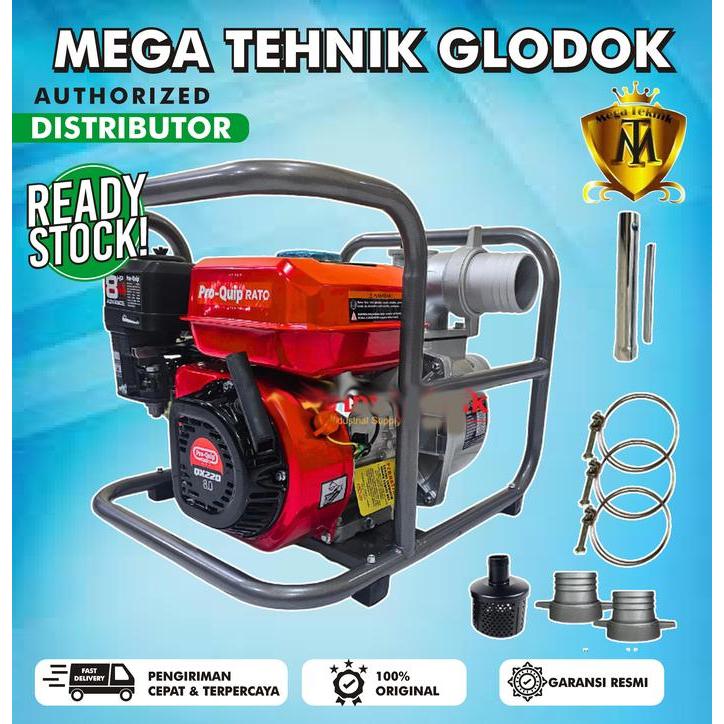 Alkon Proquip Diesel Solar 2 inchi Pompa irigasi sawah tambak