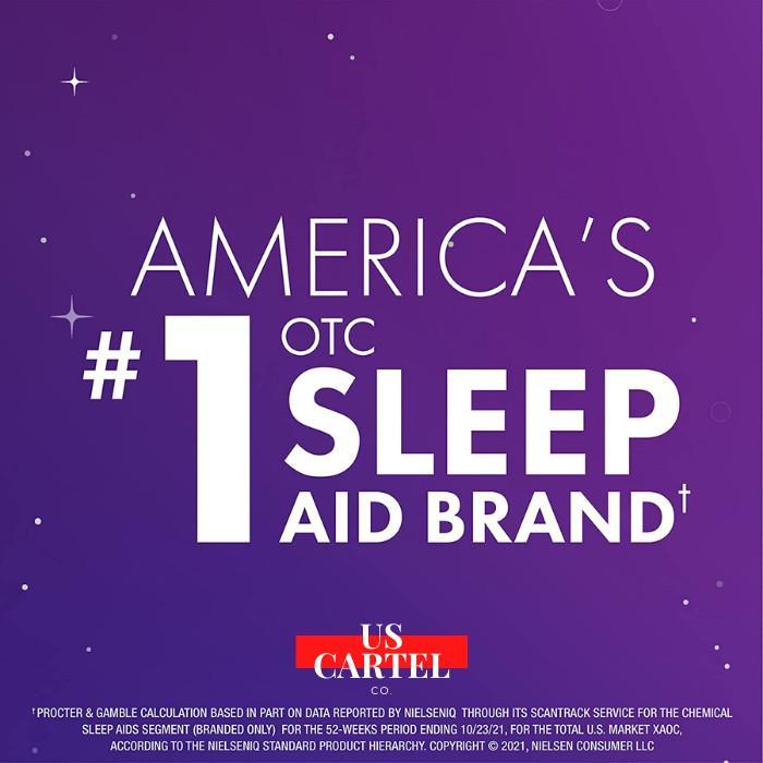 ZzzQuil Nighttime Sleep Aid, Insomnia, Susah Tidur, 12 24 28 USA - 48 Softgels