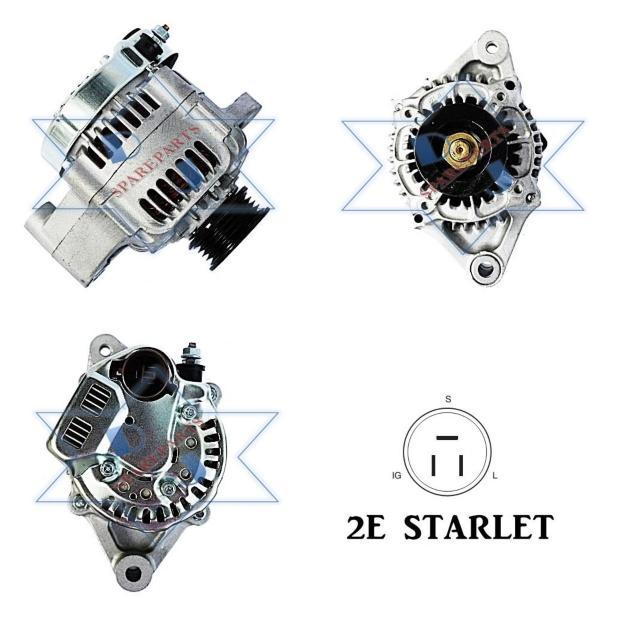 DINAMO AMPERE TOYOTA ALTERNATOR 2E STARLET BULAT