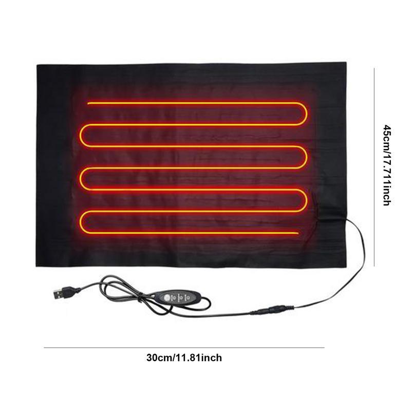 Reptile Heating Pad Safe Temperature Adjustment cat Dog Heating Pad Waterproof Heating Mat USB Puppy