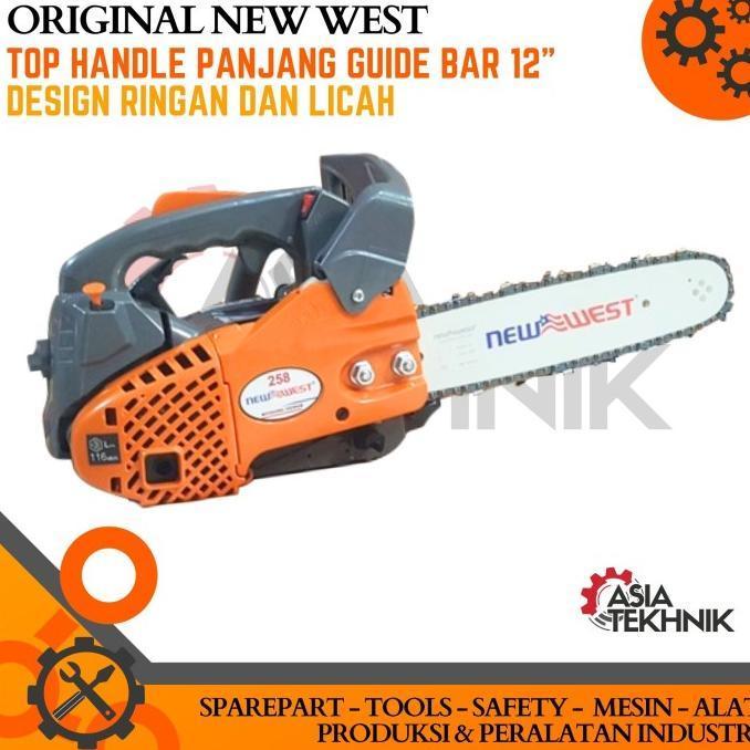 Baru | Senso Top Handle 12 Inch 25Cc Chainsaw Original New West 2 Tak Cdi - Asli