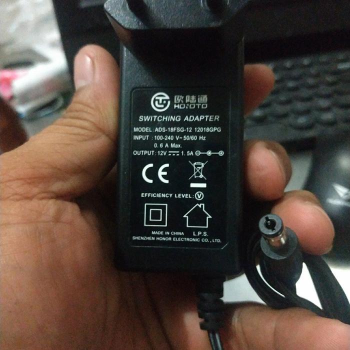 "New" ADAPTOR 12V 1.5A ADAPTOR ROUTER MODEM CCTV ORIGINAL