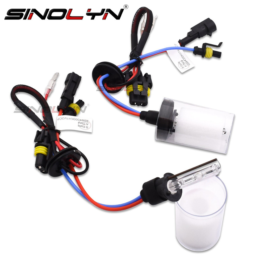 Sinolyn HID Xenon H7 H11 H1 9005 9006 H3 For Projector Headlight Lens Fog Light Car Accessories Tuni