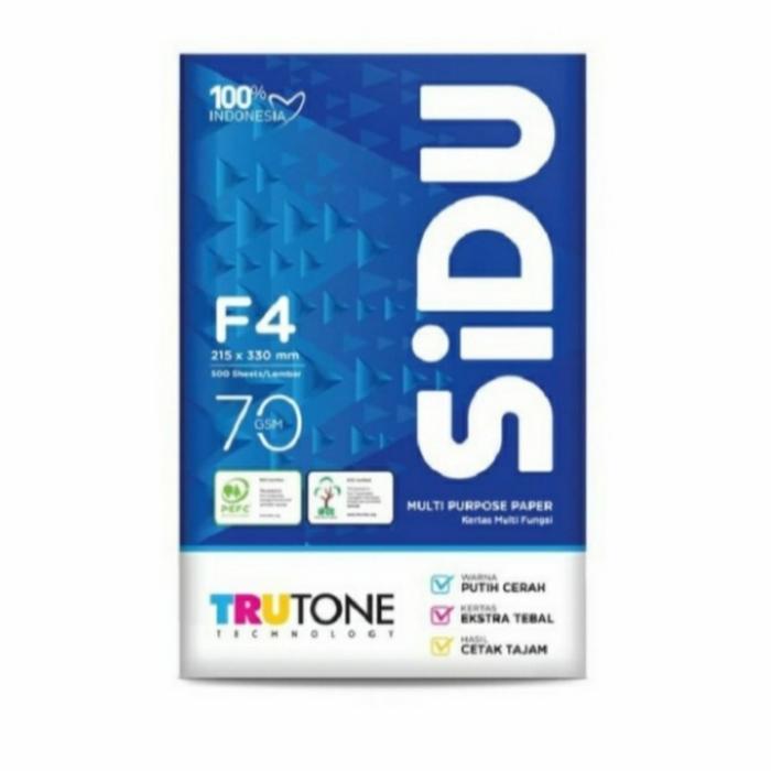 Kertas HVS F4,Folio Sidu, Kertas Fotocopy/Copy Paper F4 Folio Sidu