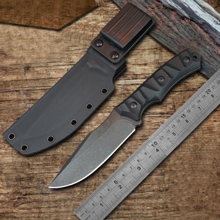 High Quality D2 Steel Pocket Tactical Knives Fixed Blade Knife
