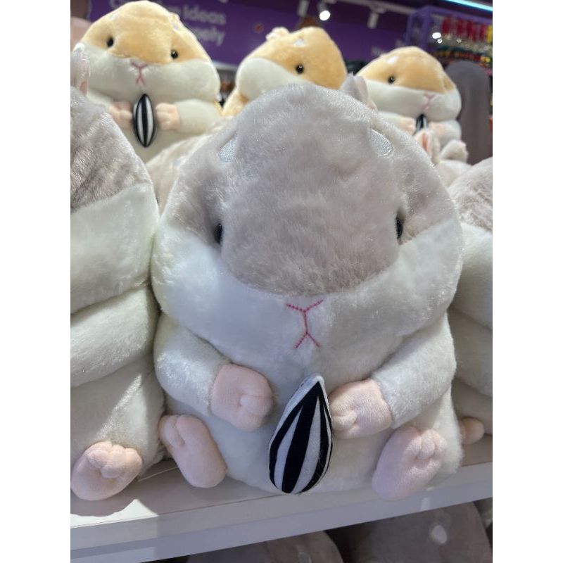 Mainan boneka Hamster Ukuran Besar-Abu-abu