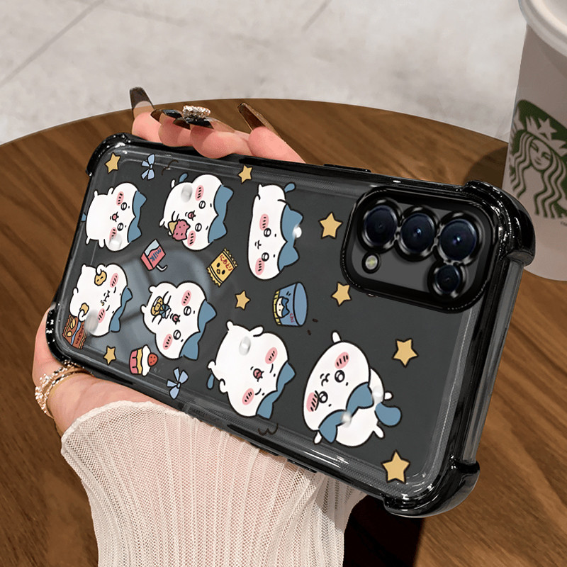 Casing Hp untuk OPPO Reno 5 4G Reno 5 5G Reno 5K 5G Find X3 Lite Case Casing Band kartun pola Cesing