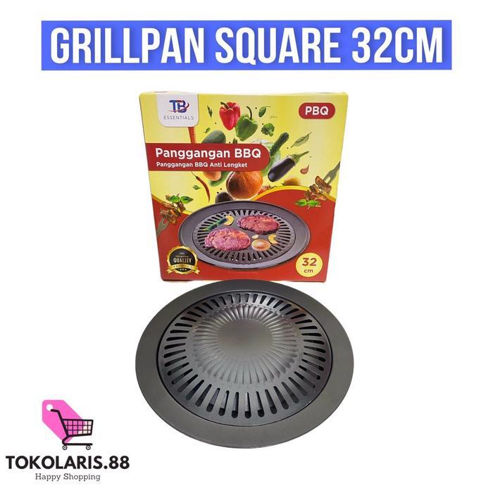Grill Pan Bulat 32CM / Grill Pan Kotak Alat
