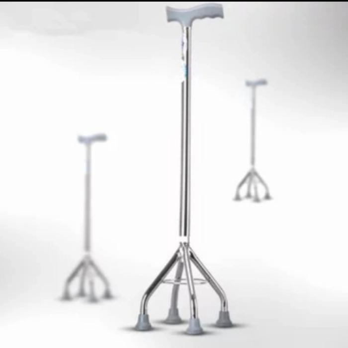 Terlaris Tongkat Kaki 4 / Alat bantu jalan Tongkat Kaki 4/Tongkat Jalan/Tongkat Medis