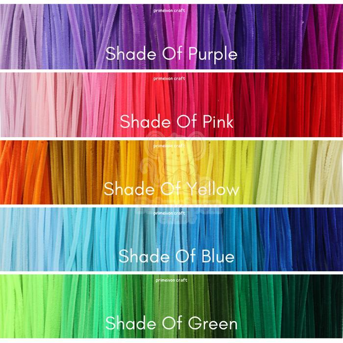 100pcs kawat bulu mercy PREMIUM GEMBUL DIY / pipe cleaner gembul KBL7